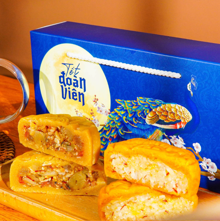 2 bánh trung thu trong 1 hộp