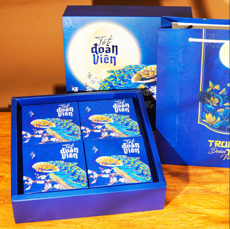 set quà trung thu 4 bánh ngon