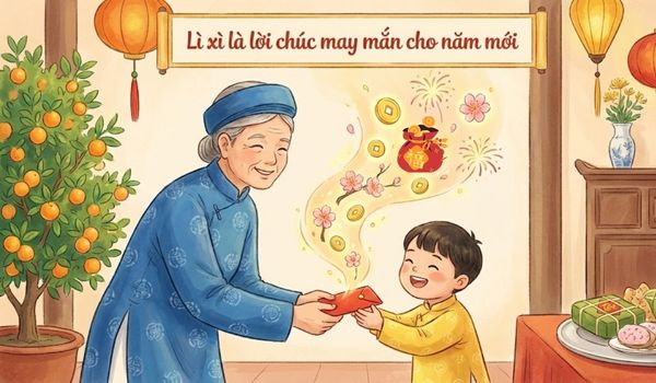 Lì xì thể hiện sự sum vầy và gắn kết gia đình