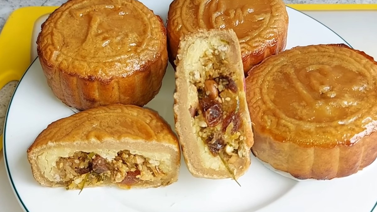 Cách Làm Bánh Trung Thu Thập Cẩm Chay 