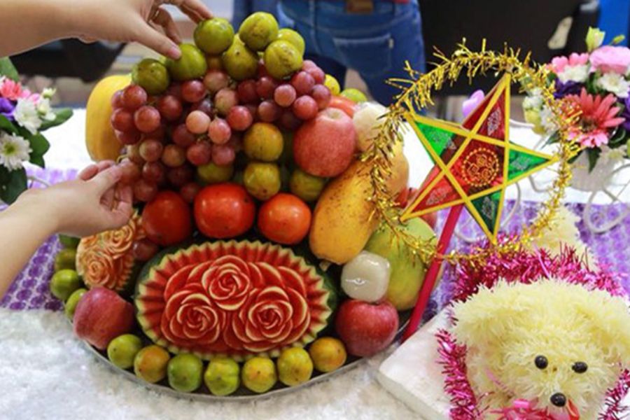 Hướng Dẫn Bày Mâm Trái Cây Tết Trung Thu 