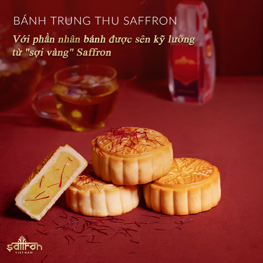 Bánh trung thu Saffron