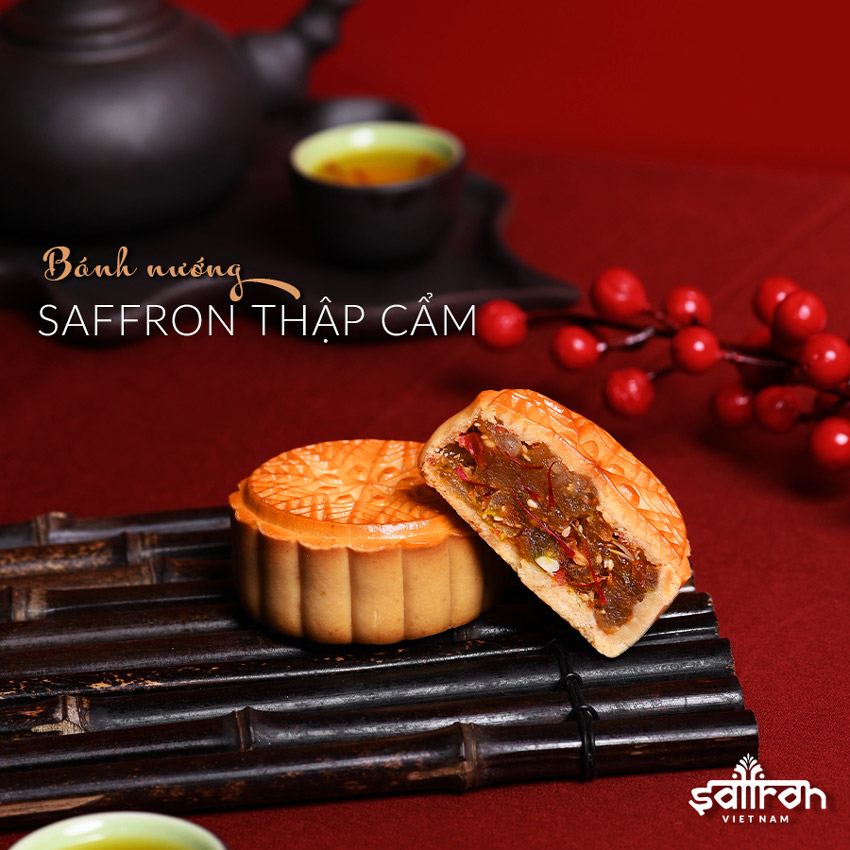 Bánh trung thu Saffron