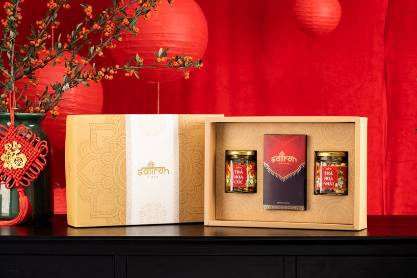 1. Hộp quà SBEE Saffron SALAM - Quà 8/3 ý nghĩa, tinh tế