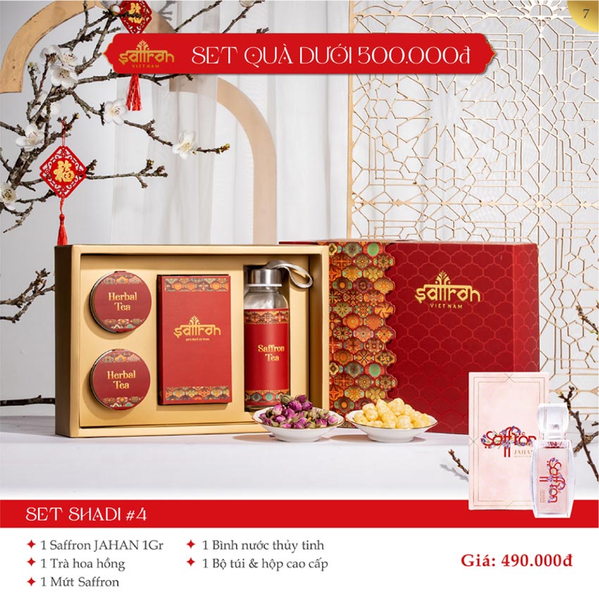 2. Giỏ quà Tết rẻ và ý nghĩa 2023 - Set Shadi