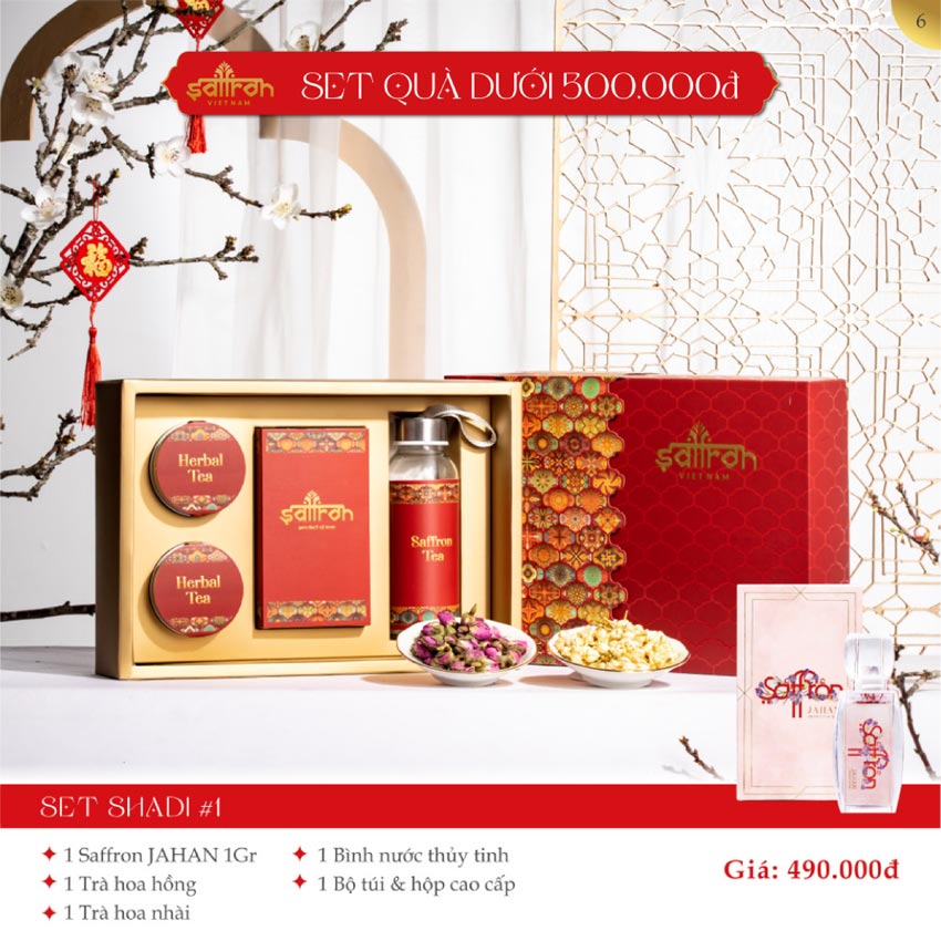 2. Giỏ quà Tết rẻ và ý nghĩa 2023 - Set Shadi