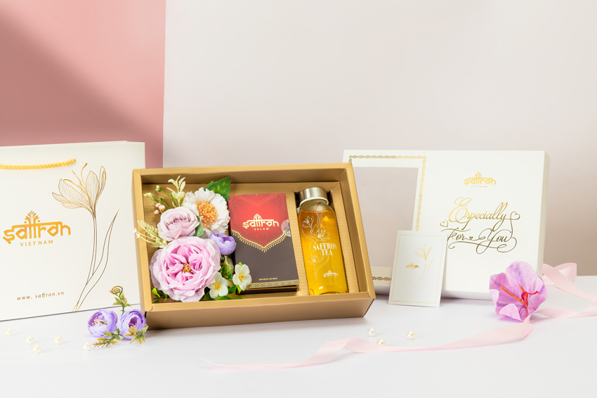 2. Set Saffron quà tặng cô giáo 8/3 ý nghĩa