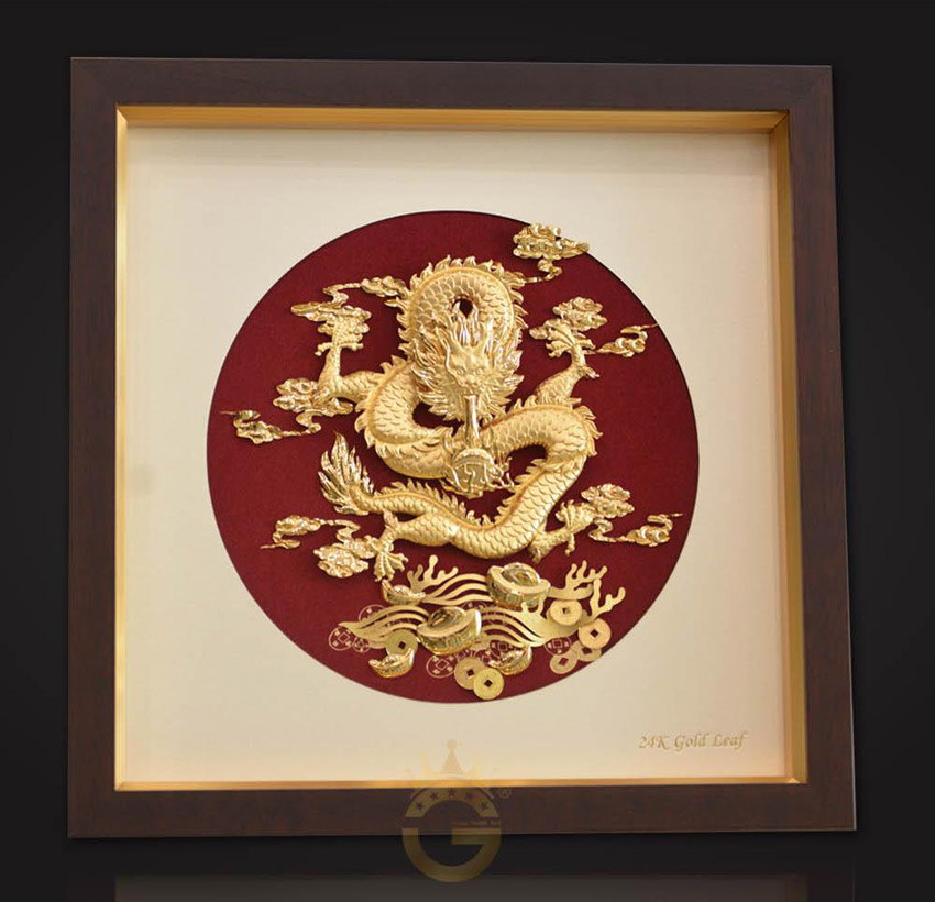 Tranh rồng phú quý