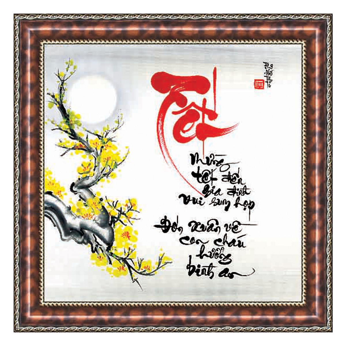 Tranh thư pháp tết