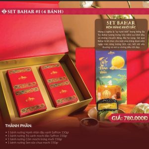 quà bánh trung thu 4 chiếc trong hộp