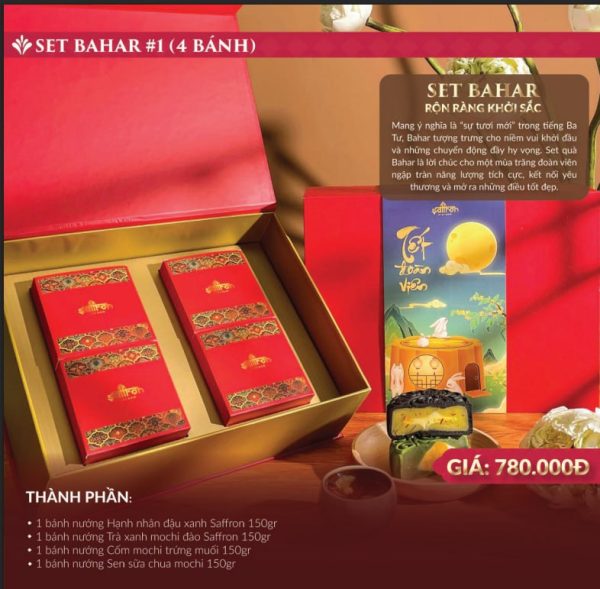 quà bánh trung thu 4 chiếc trong hộp