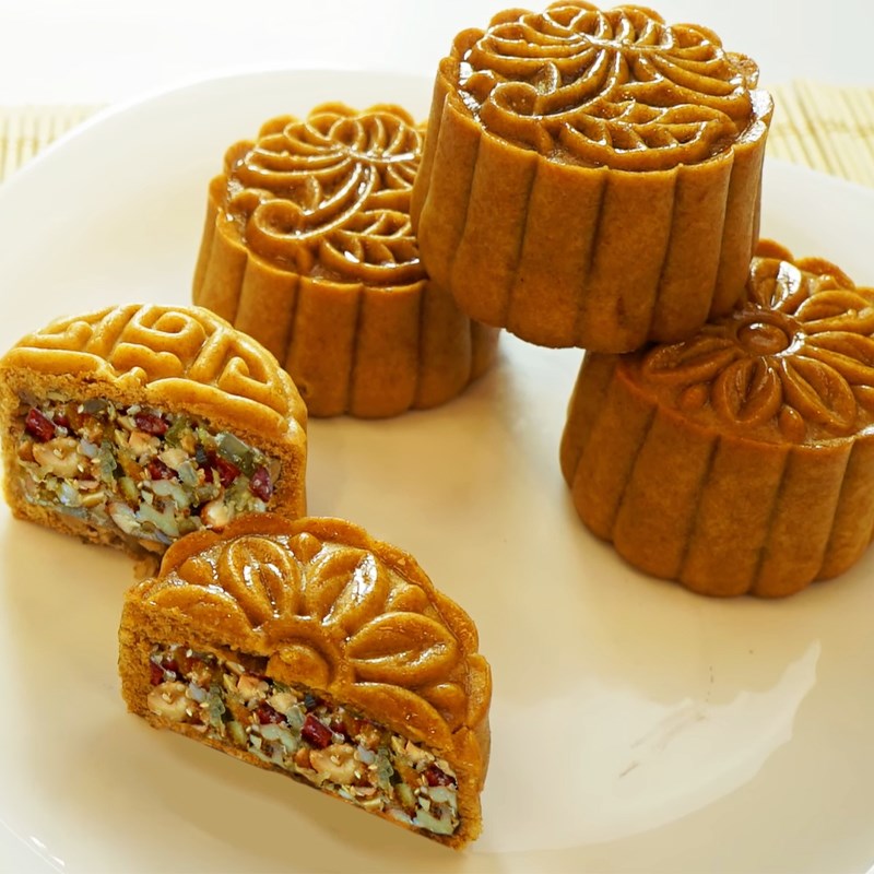 Cách Làm Bánh Trung Thu Thập Cẩm Chay